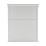 NovaSolo Halifax Single-Bay Hutch Cabinet In Classic White CA637