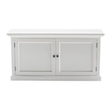 NovaSolo Halifax Single-Bay Hutch Cabinet In Classic White CA637