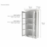 NovaSolo Provence Double Vitrine in Classic White CA640