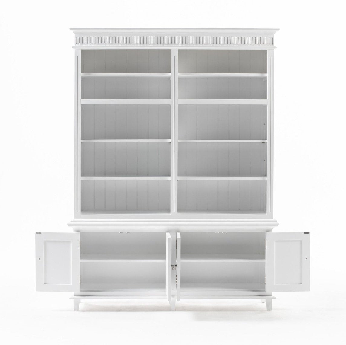 NovaSolo Skansen Double-Bay Hutch Unit in Classic White CA643