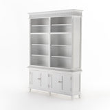 NovaSolo Skansen Double-Bay Hutch Unit in Classic White CA643