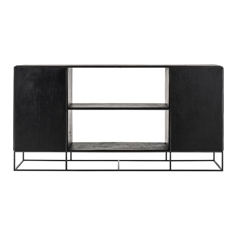 NovaSolo Rustika Sideboard 2 Doors Open Shelving Two-tone CPP 19006