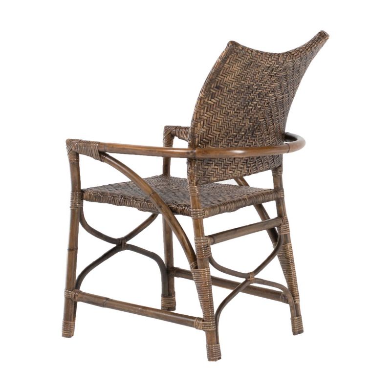 NovaSolo Wickerworks Countess Chair, Rustic - (Set of 2) CR49