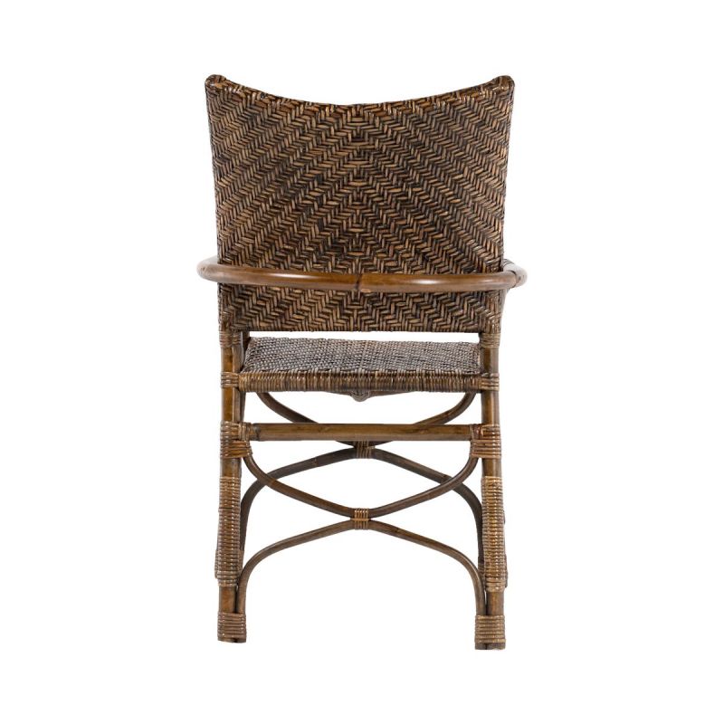 NovaSolo Wickerworks Countess Chair, Rustic - (Set of 2) CR49