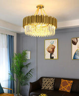 Faulkner - Modern Glass Crystal Chandelier