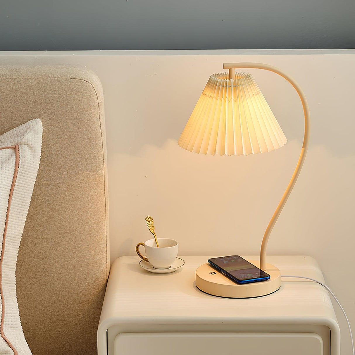 Crescini Pleated Table Lamp