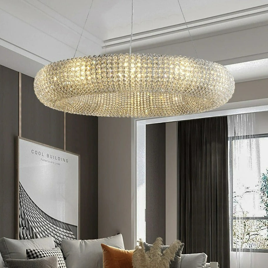 Designer Glass Crystal Chandelier