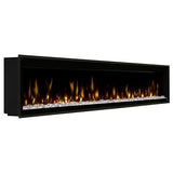 Dimplex Ignite Evolve 100" Built-in Linear Electric Fireplace With Tumbled Glass and Driftwood Media