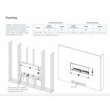 Dimplex Opti-Myst 46" Linear Electric Fireplace With Acrylic Ice and Driftwood Media