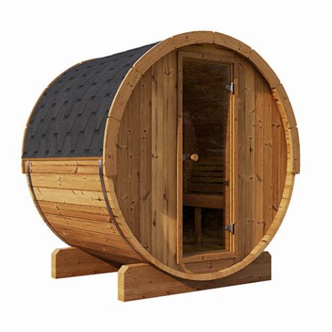 SaunaLife 2-4 Person 5' Long Barrel Sauna | Ergo Model E6