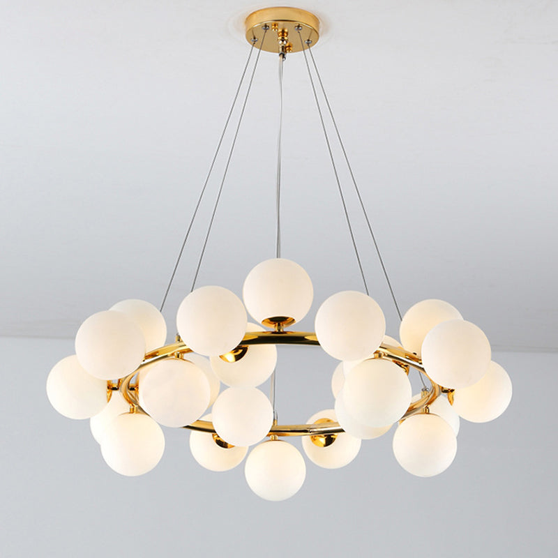 Elena - Modern Glass Globe Chandelier