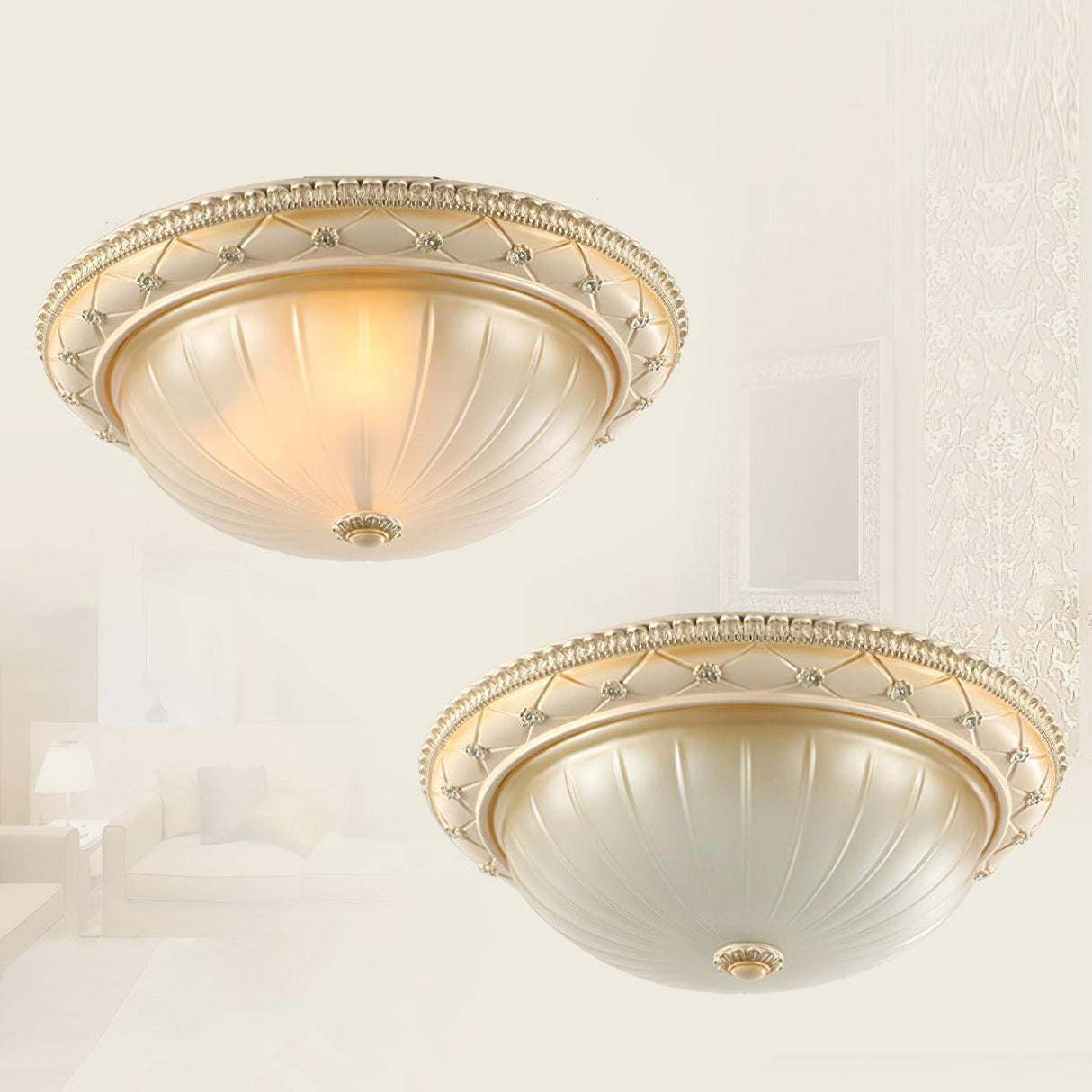 Essentials Flush Ceiling Light