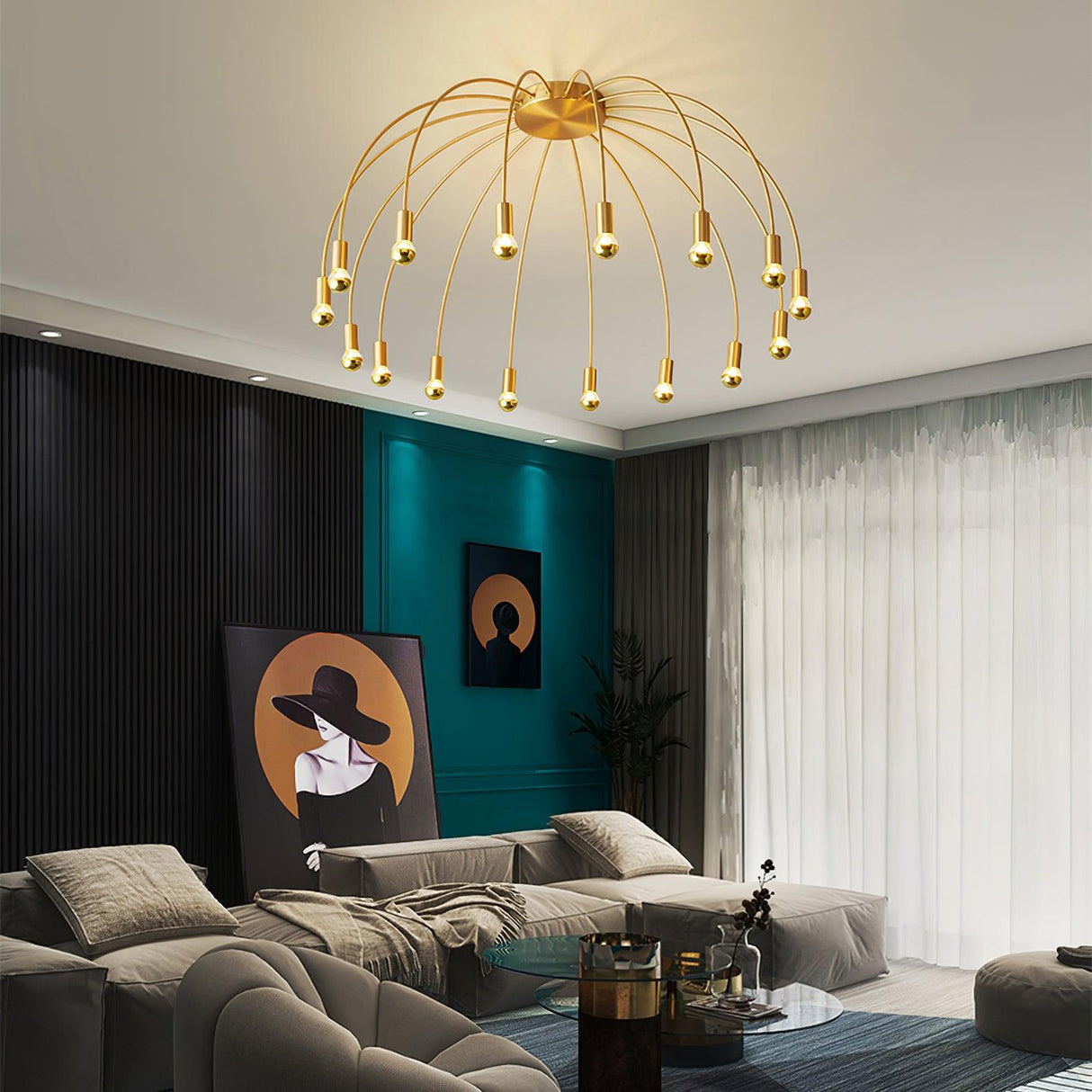 Fireworks Ceiling Lamp