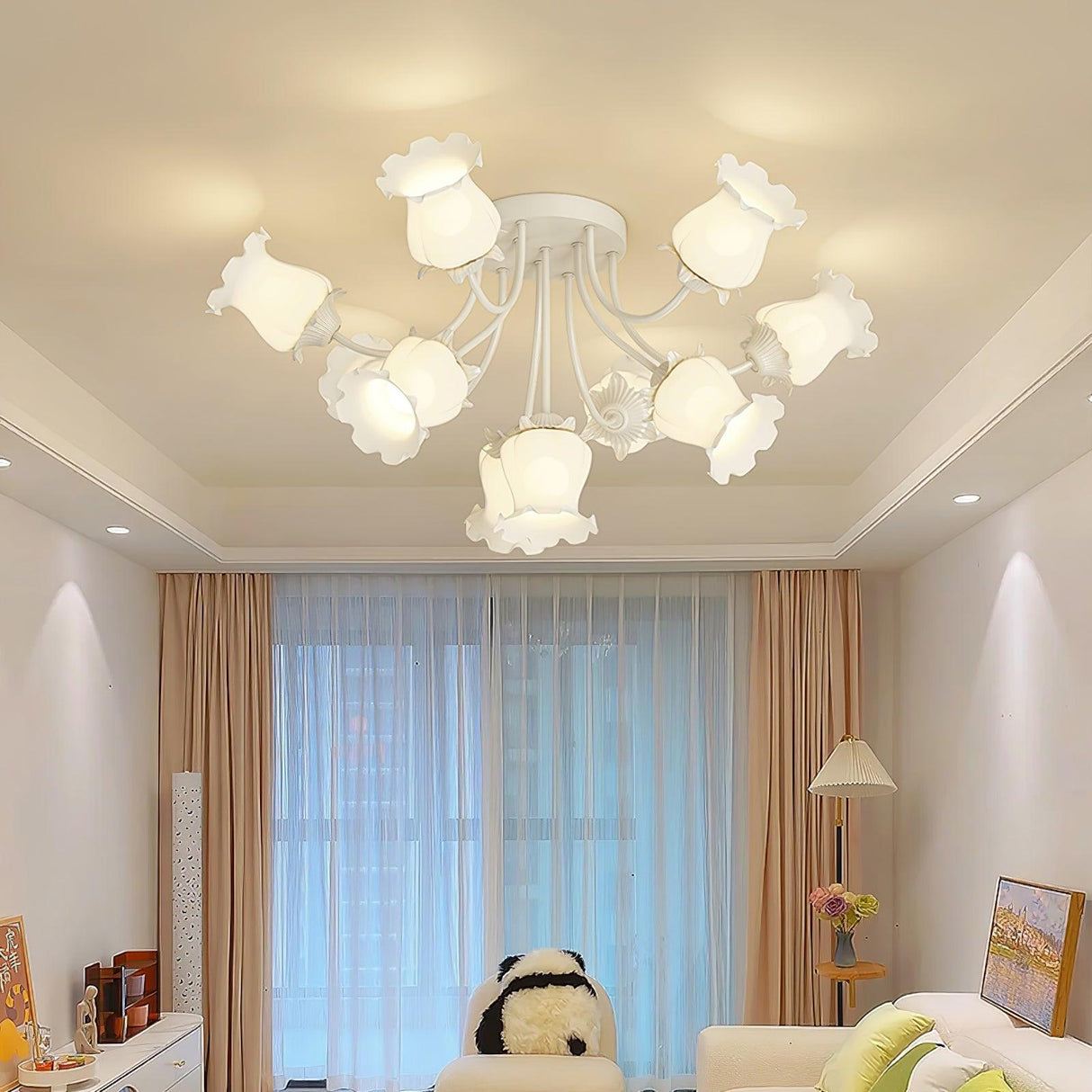 Garden Flower Ceiling Lamp