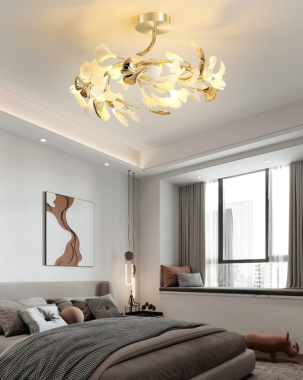 Gingko Rotating Ceiling Lamp