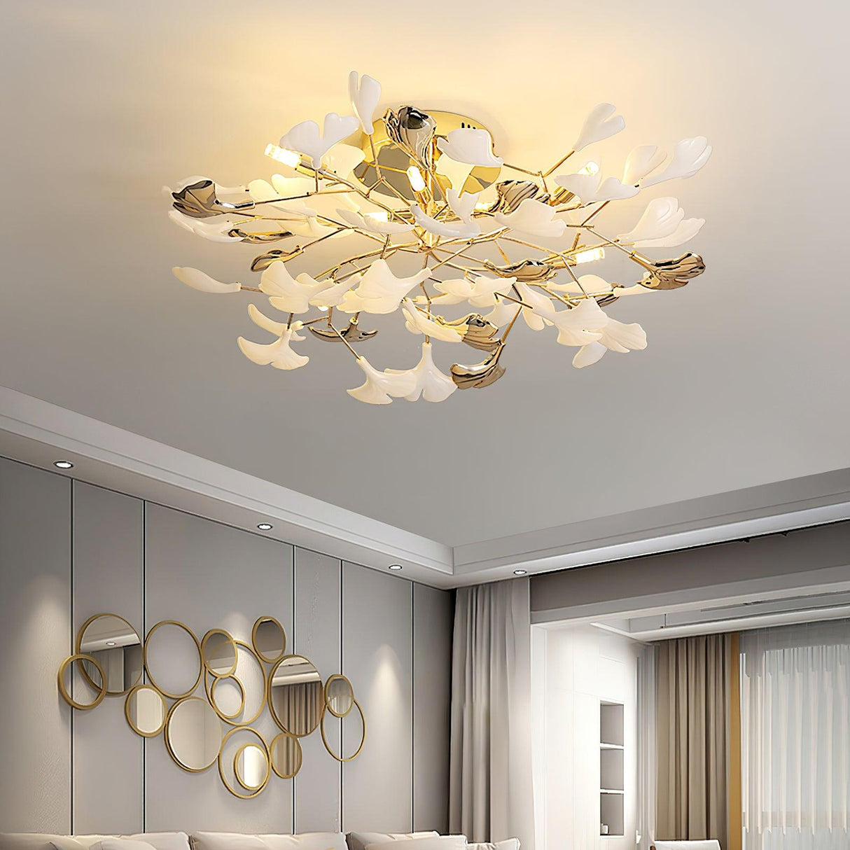 Gingko Rotating Ceiling Lamp