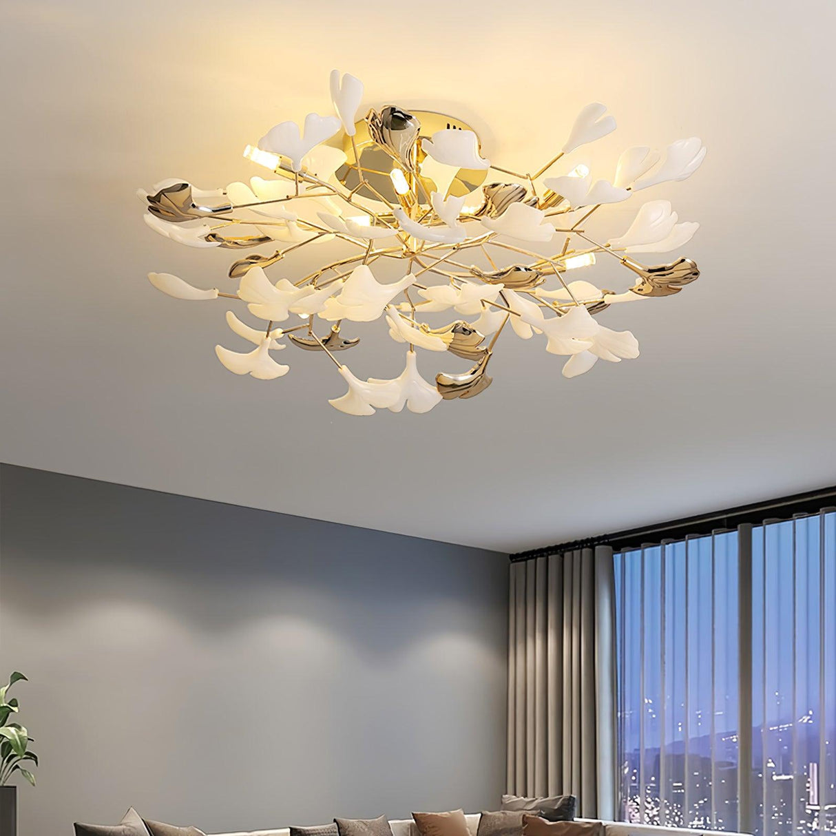 Gingko Rotating Ceiling Lamp