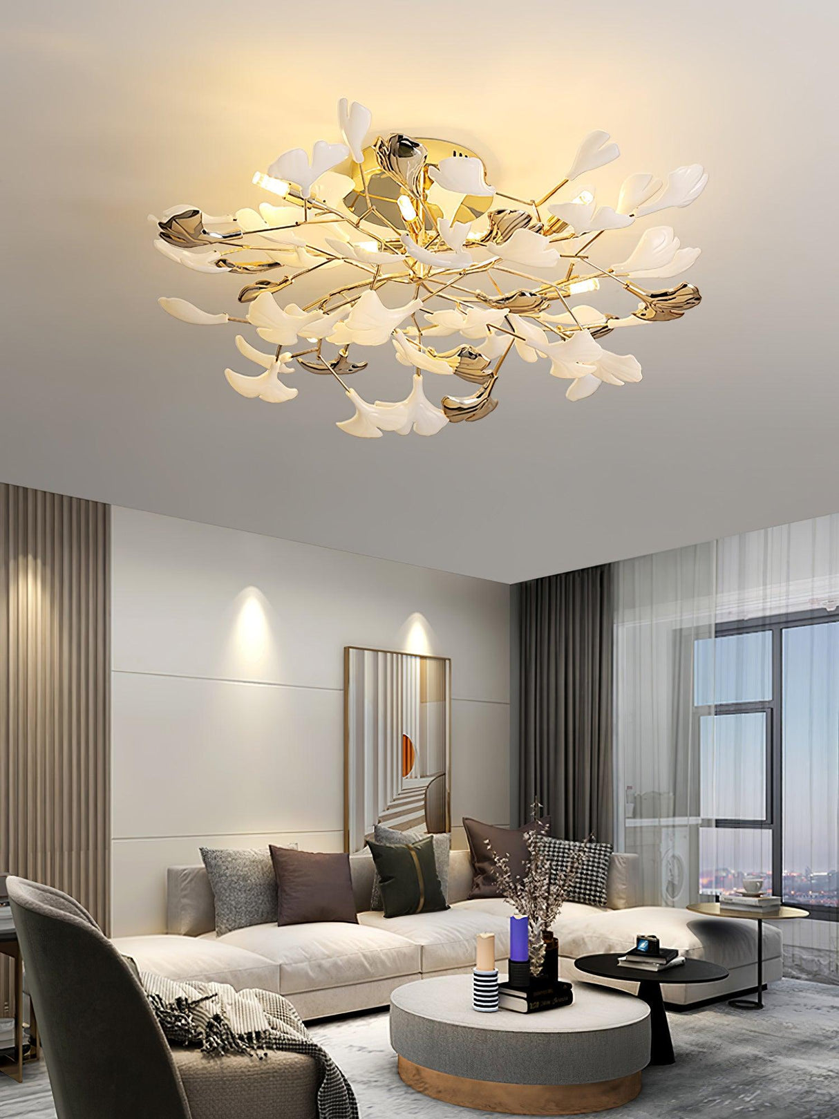 Gingko Rotating Ceiling Lamp