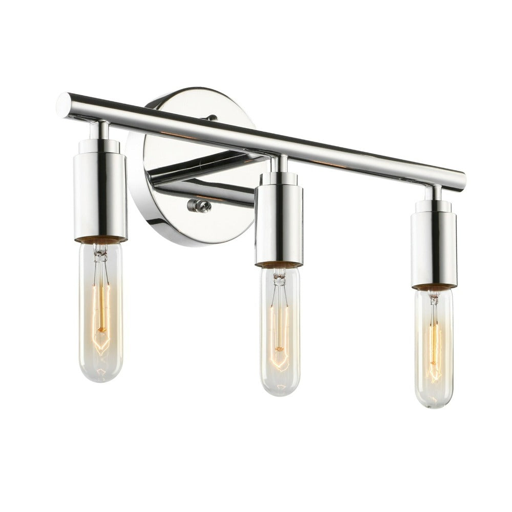 Modern Three-Bulb Vanity Light