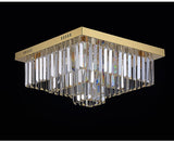 Borghetto Santo Spirito | Chic Gold Square Crystal Chandelier