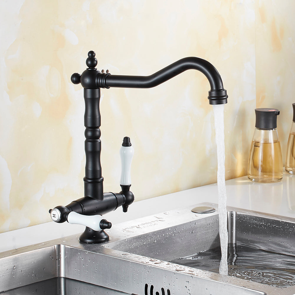 Vintage Brass Two-Handle Faucet