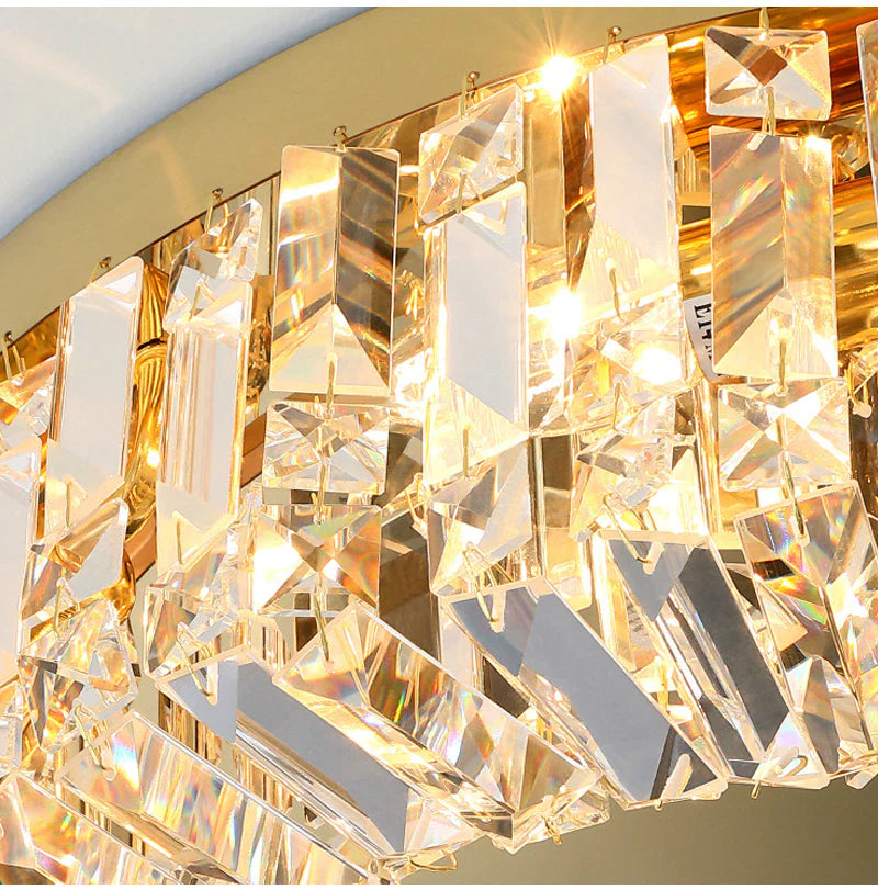 Eminent Drum Crystal Chandelier for Ceiling