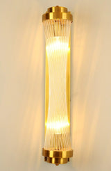 Modern Glass Column Wall Sconce