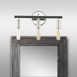 Modern Three-Bulb Vanity Light