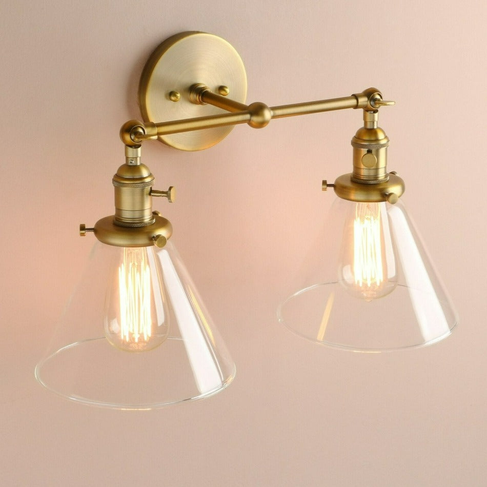 Two-Bulb Finley Vintage Wall Sconce