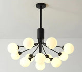 Cora - Modern Glass Globe Chandelier