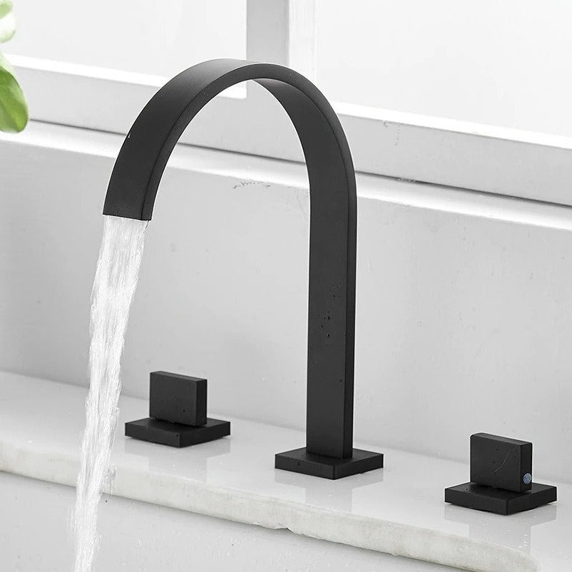 Modern Double Handle Basin Faucet