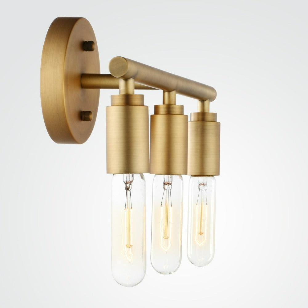 Modern Three-Bulb Vanity Light