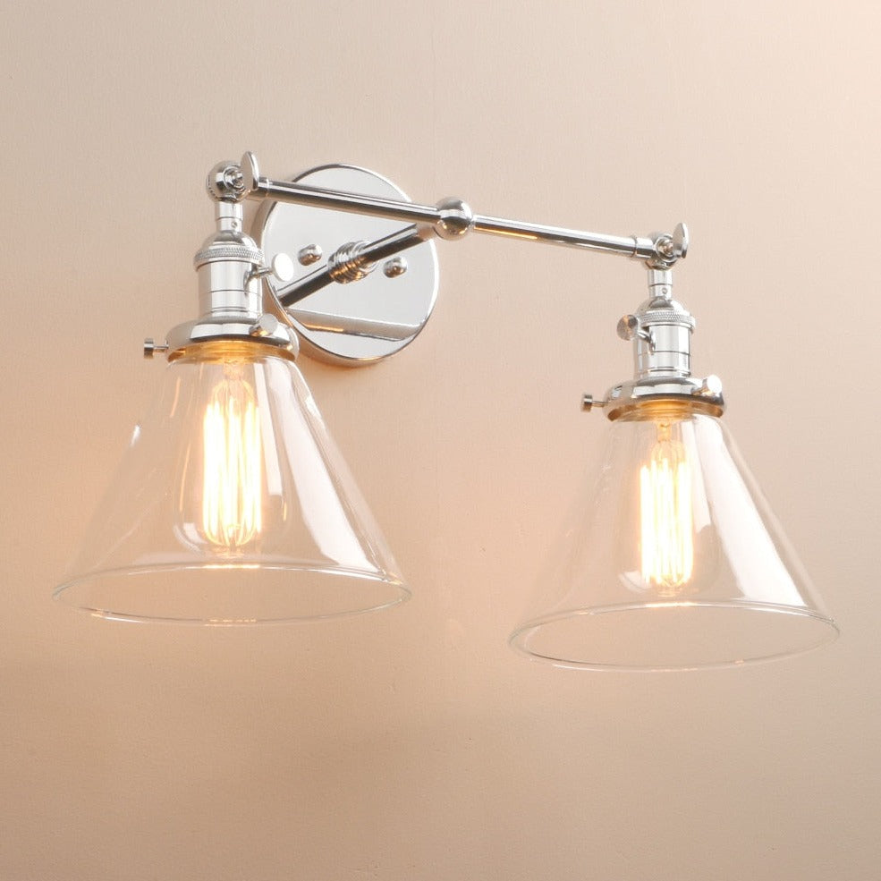 Two-Bulb Finley Vintage Wall Sconce