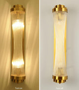 Modern Glass Column Wall Sconce