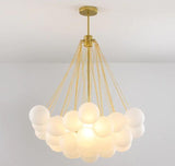 European Glass Chandelier