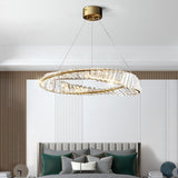 Spiral Glass Crystal Chandelier