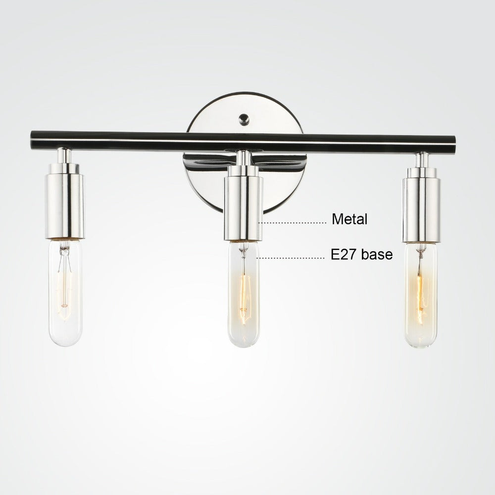 Modern Three-Bulb Vanity Light