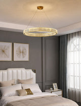 Harper - Modern Glass Crystal Ring Chandelier