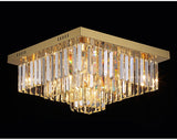 Borghetto Santo Spirito | Chic Gold Square Crystal Chandelier