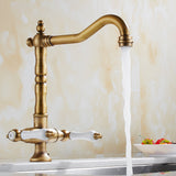 Vintage Brass Two-Handle Faucet