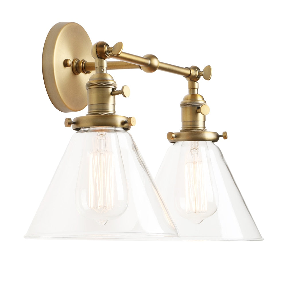 Two-Bulb Finley Vintage Wall Sconce