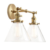 Two-Bulb Finley Vintage Wall Sconce