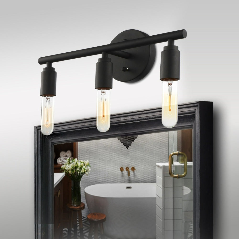 Modern Three-Bulb Vanity Light