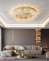 Eminent Drum Crystal Chandelier for Ceiling