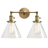 Two-Bulb Finley Vintage Wall Sconce