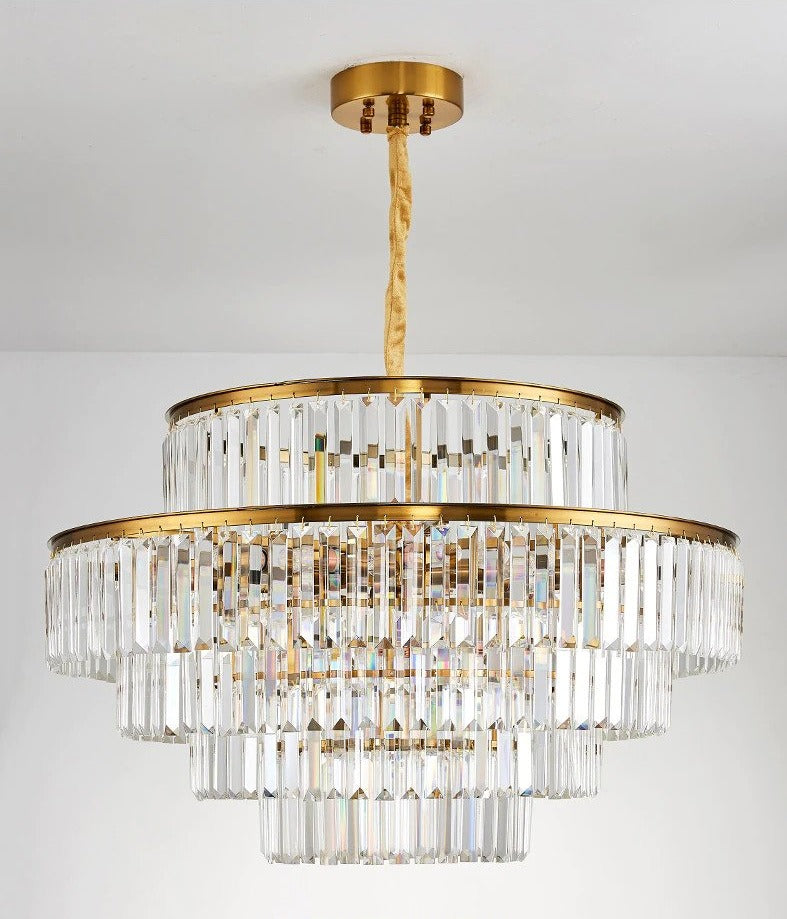 Modern Glass Crystal Chandelier