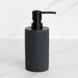 Cadiz Black Ribbed Luxury Bathroom Accessories