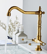 Vintage Brass Two-Handle Faucet