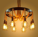 Vintage Rope Chandelier