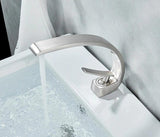 Modern Curved Bathroom Faucet